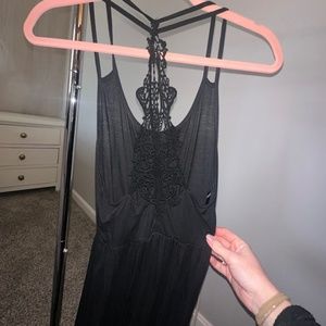 Black maxi dress